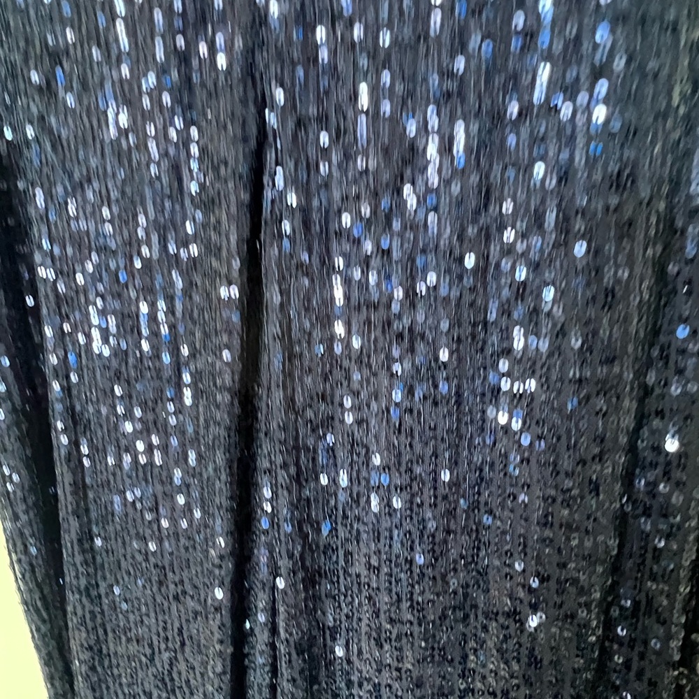 Navy Blue Sequin Jumper - Picture 9 of 13